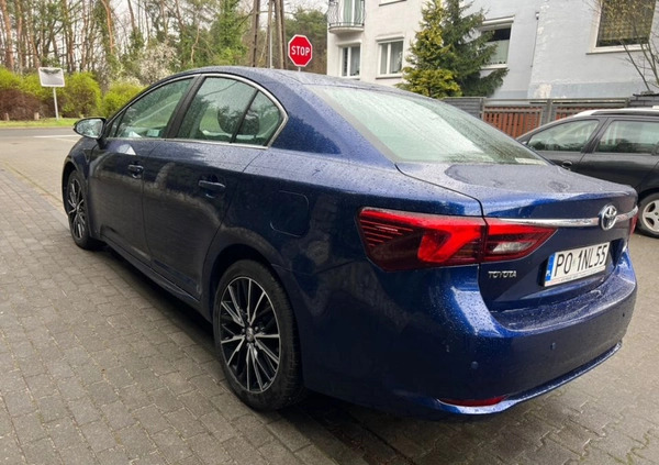 Toyota Avensis cena 33900 przebieg: 251042, rok produkcji 2015 z Poznań małe 106